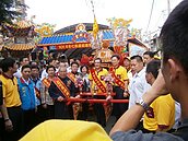 馬英九參加彰化媽祖遶境　祈願國泰民安