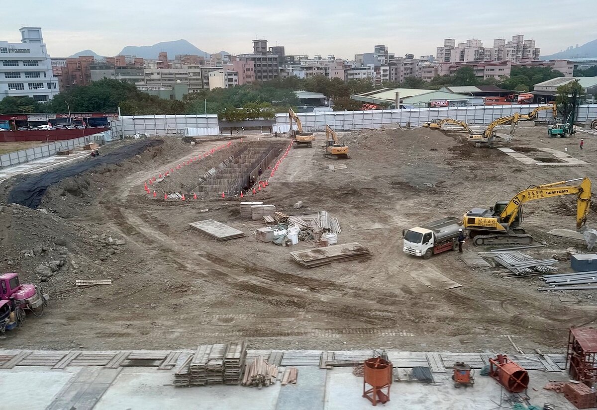土方、工地。圖／好房網News記者蔡佩蓉攝影