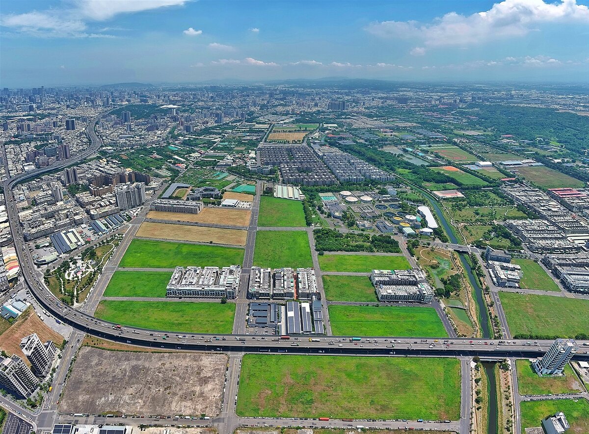 大林蒲居民未來安置地空拍圖。圖／高市都發局提供