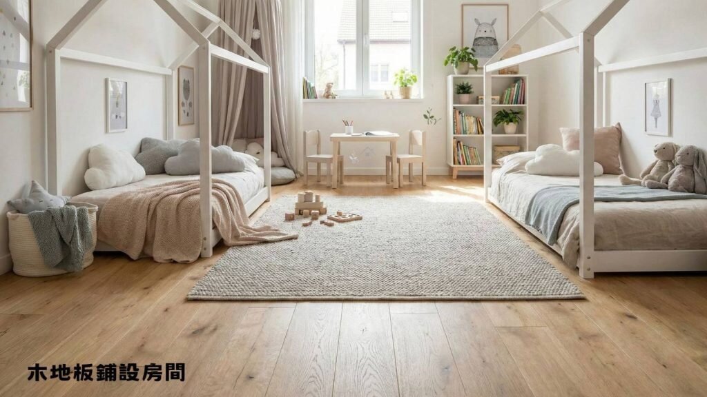 木地板鋪設房間圖／業者提供