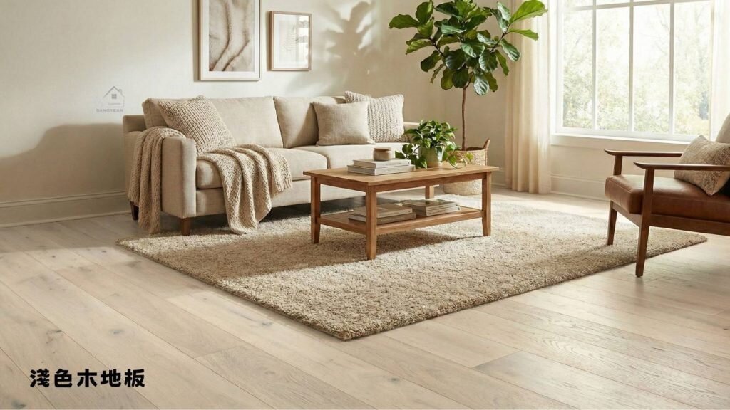 淺色木地板圖／業者提供