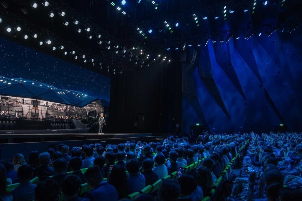 輝達台灣總部恐卡在「綠容率」新制。圖/NVIDIA Taiwan臉書