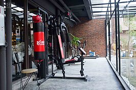 公共設施當然少不了健身空間。