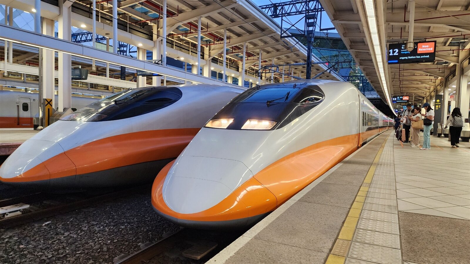 一名網友分享快速取得高鐵車票QR code的小技巧。高鐵示意圖。 聯合報系資料照