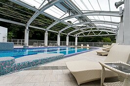 夏日在這裡游泳日光浴，十分的舒適。