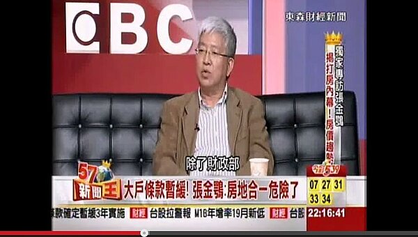 張金鶚(翻攝自 東森財經 57新聞王)