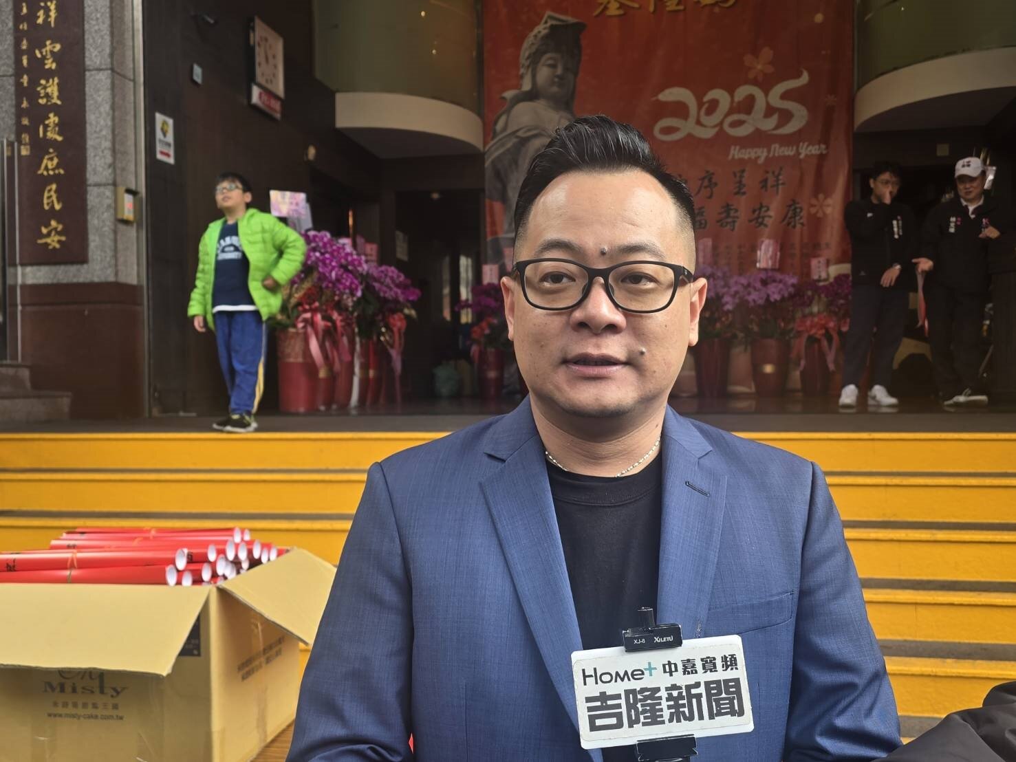 議長童子瑋表示，水公汰換舊管是當務之急，基隆市政府責無旁貸也要有監督機制。記者游明煌／攝影 