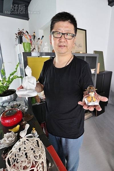 8.原籍上海的宓雄是宗教藝術家,將他的創作理念融入民宿經營。