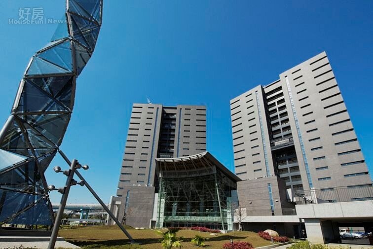 新莊副都心中央合署大樓。(業者提供)