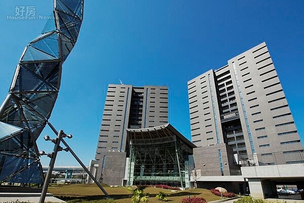 新莊副都心中央合署大樓。(業者提供)