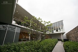 一走入得意山莊，迎面而來的是濃濃的綠意。