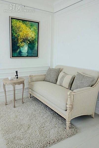 6.角落以畫作來佈置,相當寫意溫馨。