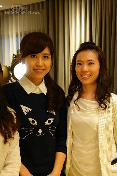 10.多虧設計師Jenny Jean(右)幫夏慧麟完成了心中的夢想屋。