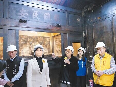 
雲林縣北港鎮安宮古蹟修復19日開工，守護國寶級藝師江清露、陳壽彝珍貴作品。（張朝欣攝）
