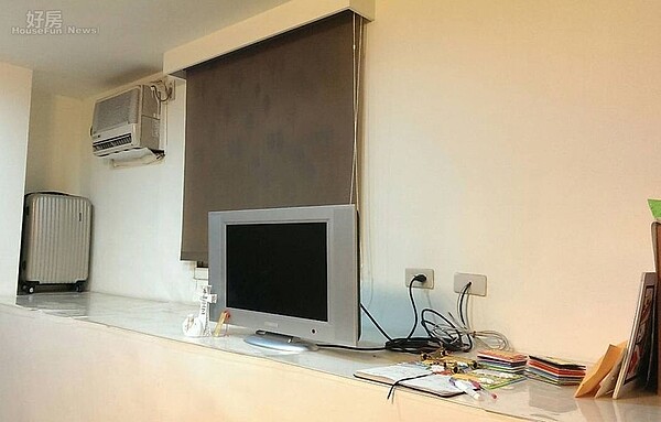 4.由於個人物品不多,租屋空間整體佈置以簡單為主。