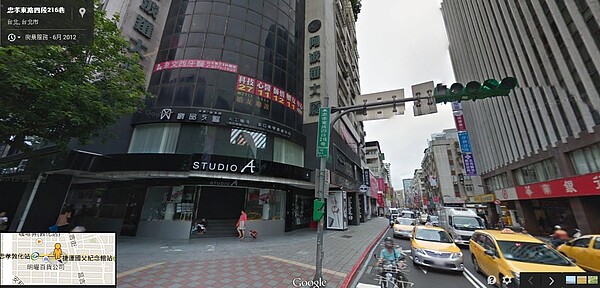 傳聞GAP將進駐Studio A目前所在的店面。（翻攝自Google Map）
