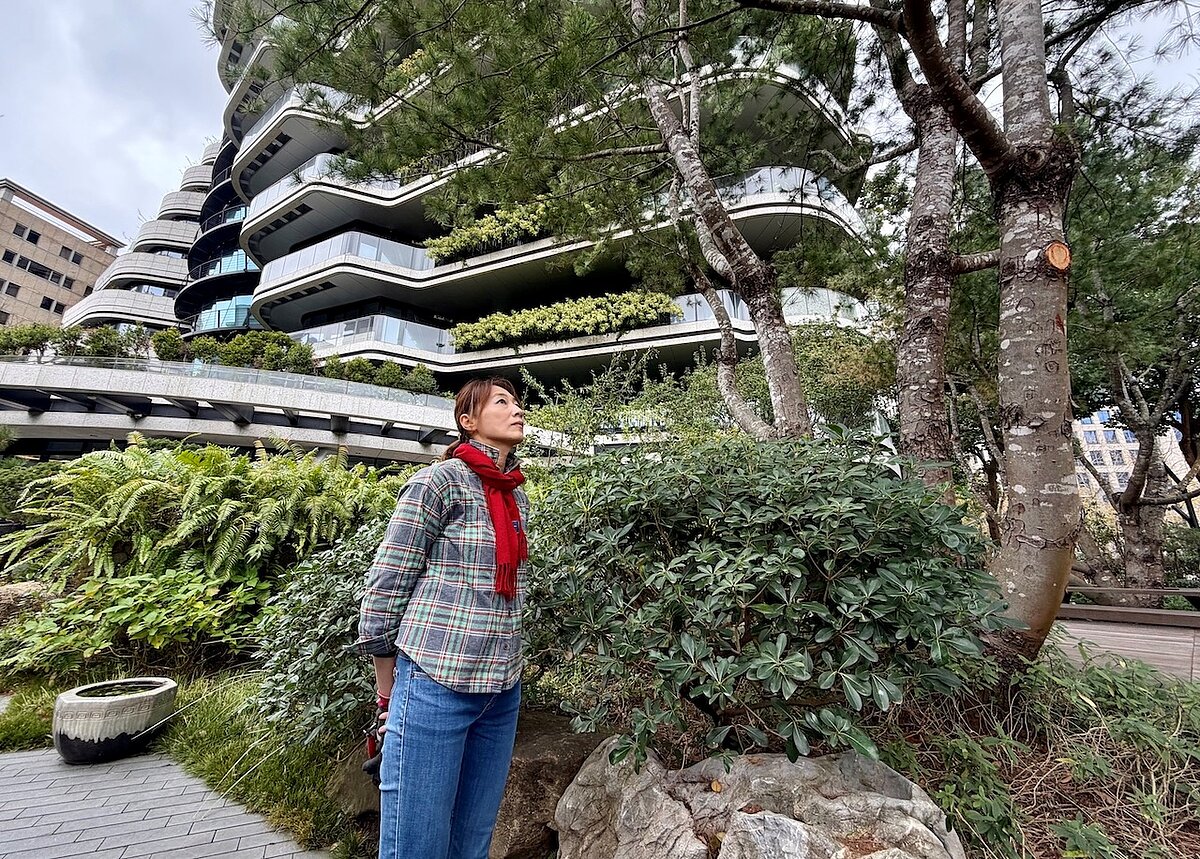 陶朱隱園的樹醫師詹鳳春。圖/好房網News記者蔡佩蓉攝影