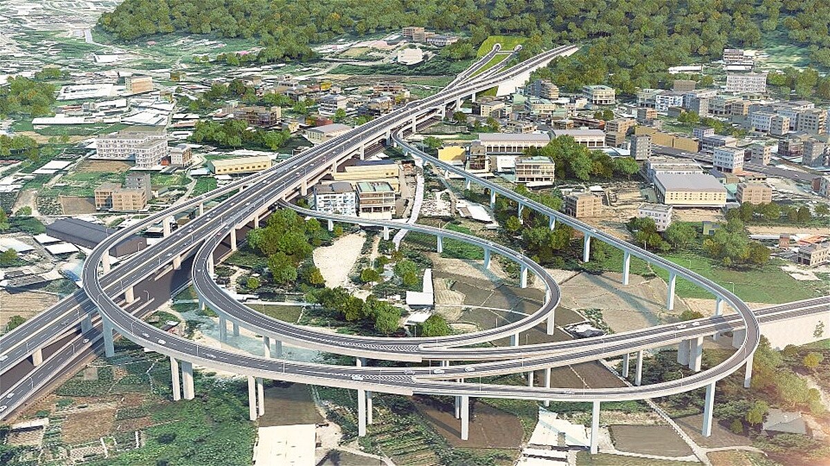 「東豐快速道路」未來將形塑完整的快速路網,看好區域紅利與建設利多,不少建商也布局東勢及豐原。圖/台中市政府提供