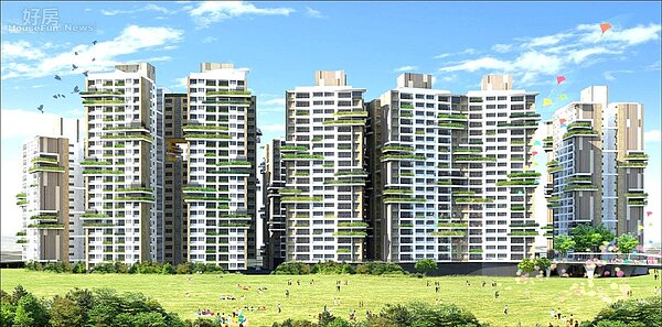 世大運選手村將變為出租國宅。(取自瑞助營造)