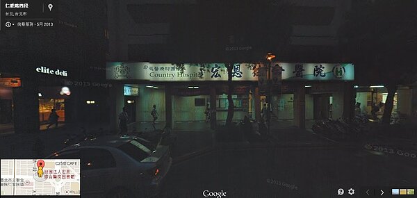 宏恩醫院的違建面積是待拆名單中的第二名。(翻攝自Google Map)