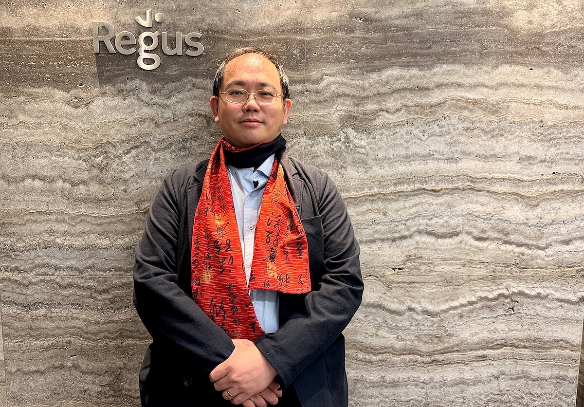 雷格斯Regus台灣區總裁許恒豪。圖／好房網News記者蔡佩蓉攝影