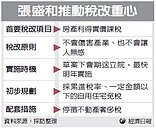 張盛和定主軸　務實推房地稅