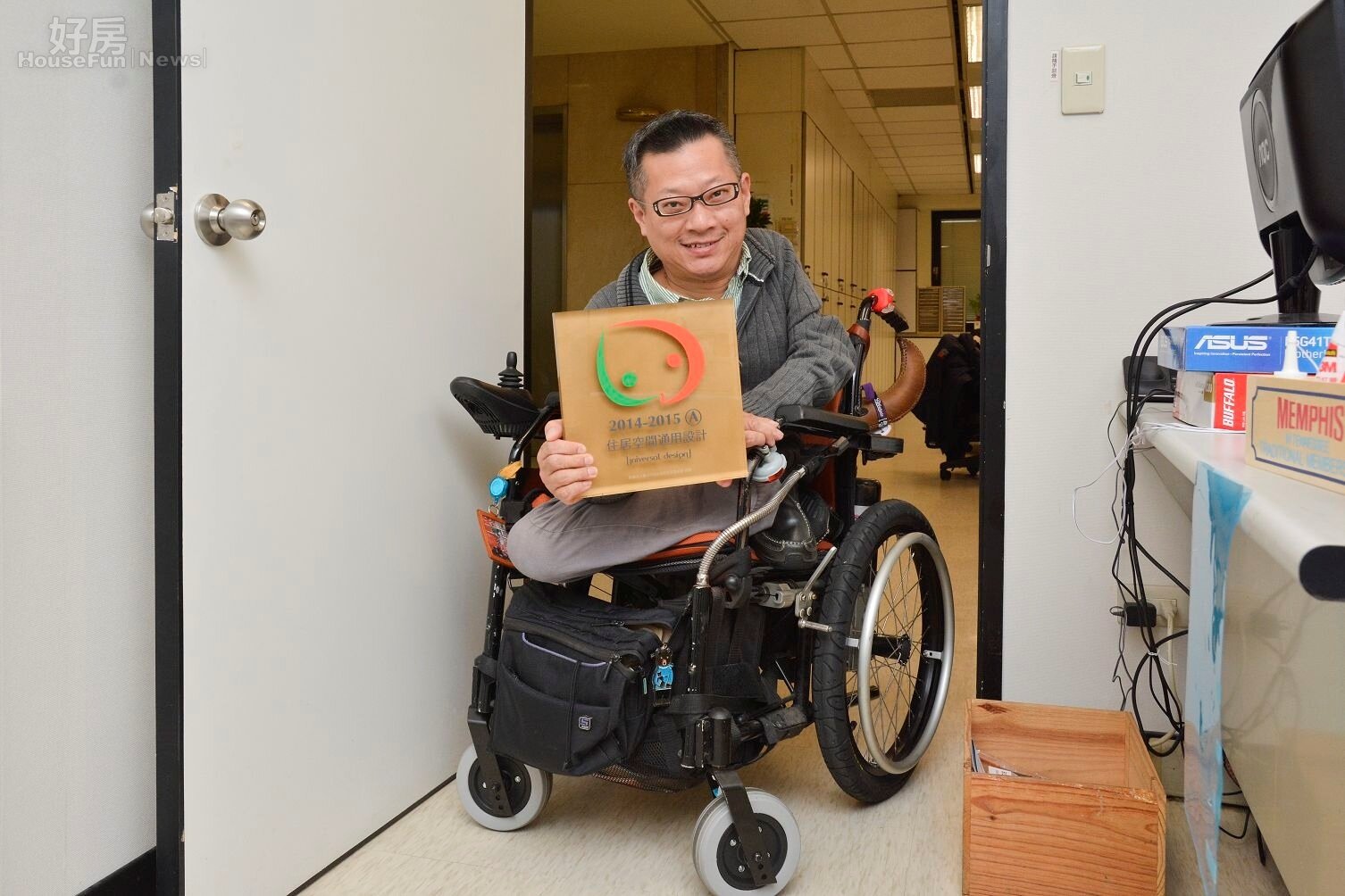 唐峰正認為,一間房子若有住居空間通用設計標章認證,會是適合屋主長期居住的空間,對於房屋價值也有相對加分的效果。(好房網News記者 陳韋帆/攝影)