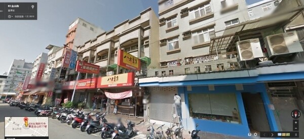 根據新竹市政府所公布違建名單中，金山街最為大宗。（翻攝自Google Map）