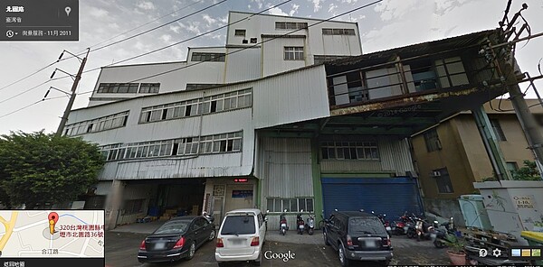 桃園中壢區的「敬達企業」和「欣新開發公司」驚傳火警。（翻攝自Google Map）