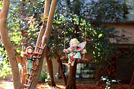 嵐山森林一景。