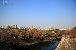 大阪城紅葉