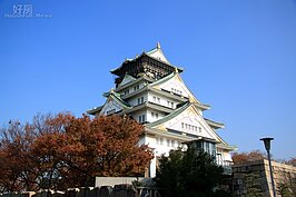 大阪城紅葉