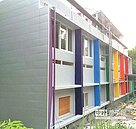 老屋變綠建築　彩虹餐廳水啦！