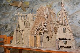 木造屋體驗教學後，參與活動民眾的作品。