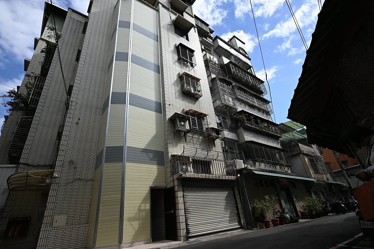 永和永平段增設電梯圖。新北市政府／提供