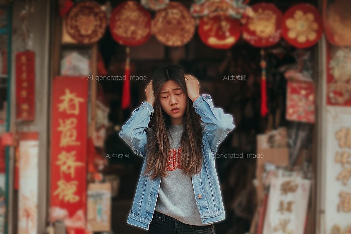 作家黃大米發文分享過年時面對親戚過度關心的解決方法。 圖／AI生成
