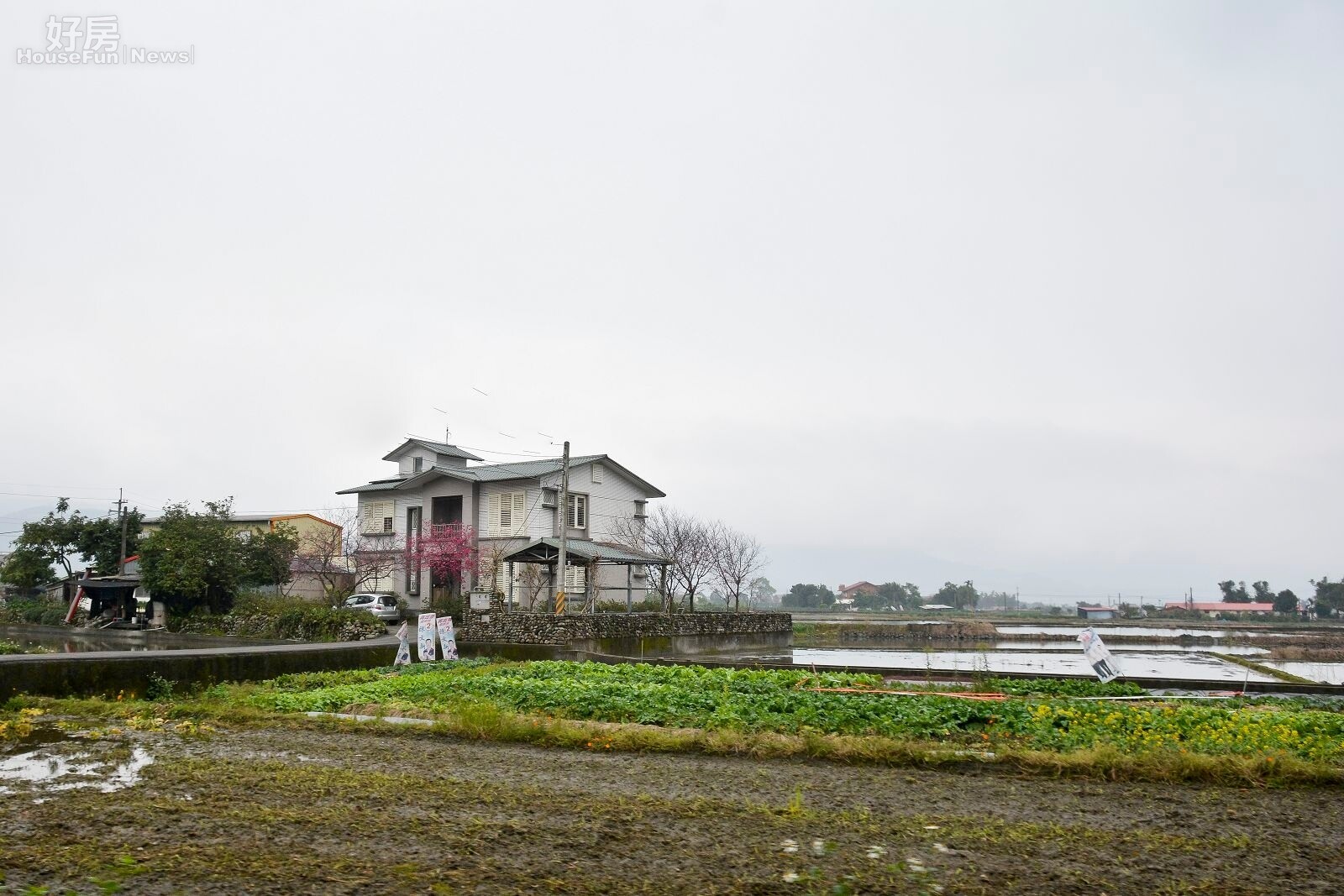 農用地依照規定可蓋小面積的農舍。(好房網News記者 陳韋帆/攝影)
