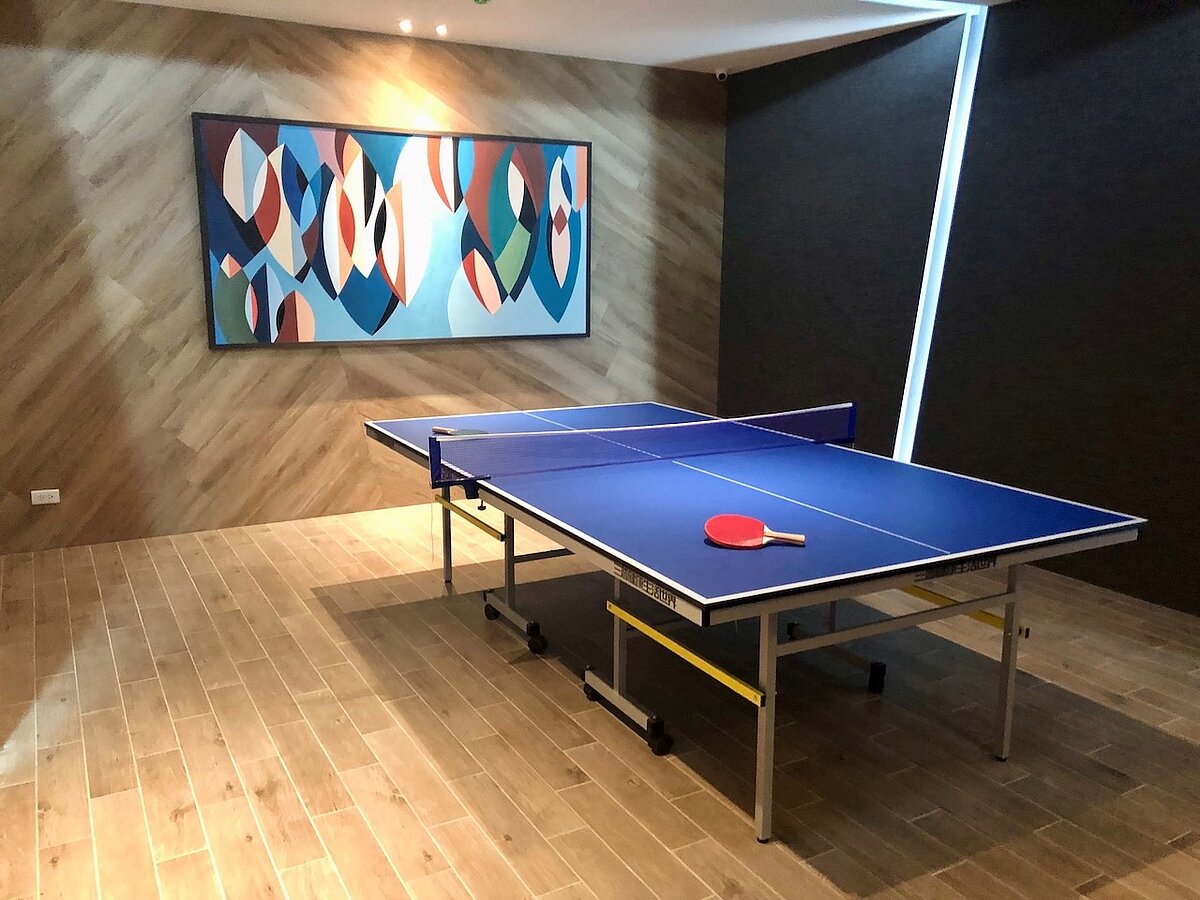 建案公設。圖／好房網News記者蔡佩蓉攝影