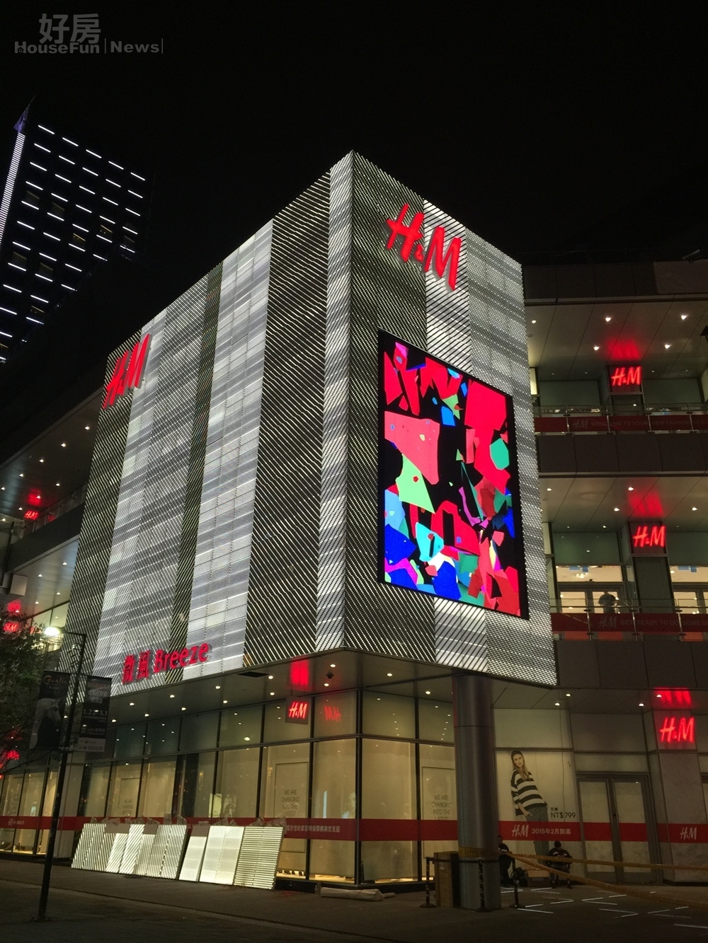 國際平價服飾H&M微風松高店開幕(好房NEWS記者林美欣攝影)