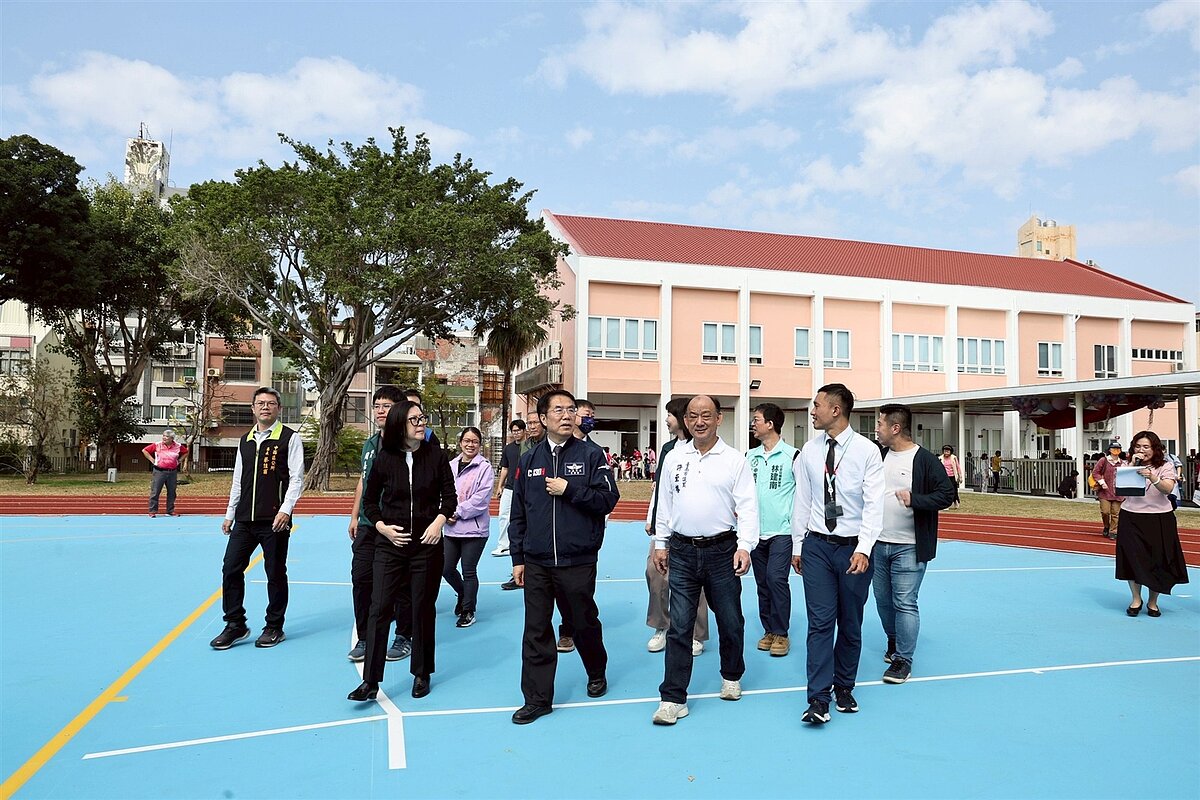 台南成功國小開學日啟用新校舍。圖/聯合報記者萬于甄攝影