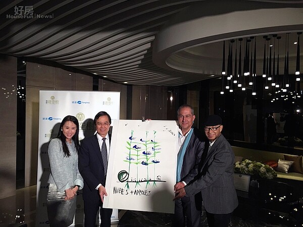 西班牙綠建築大師Enric Ruiz-Geli,操刀設計內湖豪宅案。(好房網News記者蔡佩蓉攝影)