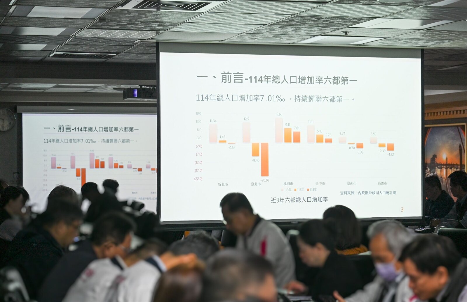 桃園市民政局「緣定桃園幸福起飛」專題報告。圖：市府提供