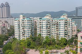 由高處俯瞰基河國宅二期樣貌。