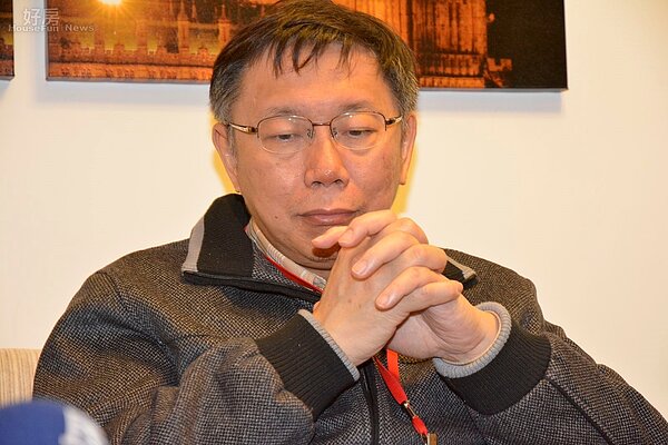 台北市長柯文哲。(好房網News記者 陳韋帆/攝影)