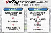 eTag通行費　扣繳通知可用email