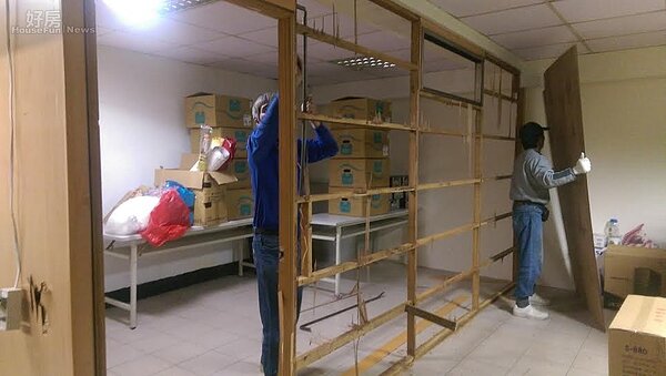 建商積極投入公益修繕。(維多利亞建設提供)