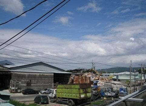 社子島禁建半世紀，當地建設停滯。（截取自台北市地政局網站）