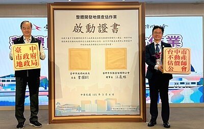 降低地價認知落差，台中整體開發案納入多家估價師事務所聯合查估。圖／台中市地政局提供