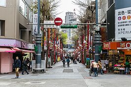 非假日的西門町人潮稀稀落落。