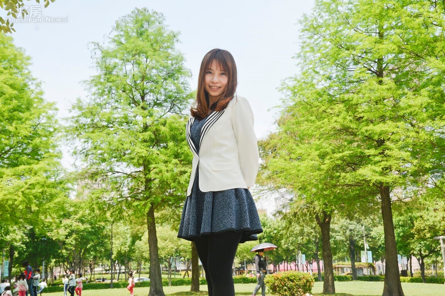 地產美女張瑜晏。(好房網News記者 陳韋帆/攝影)